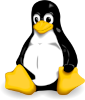 A 'Tux' penguin is used as the Linux mascot.